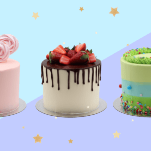 three cakes