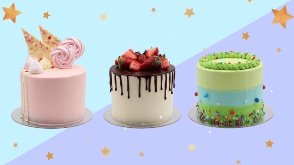 three cakes